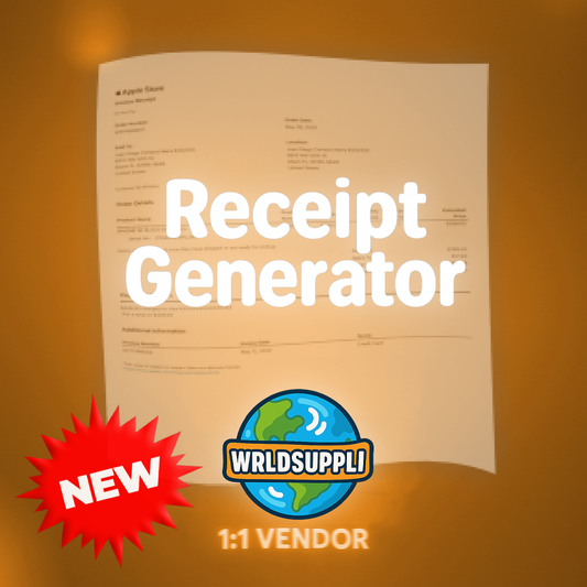 ⭐NEW⭐ Receipt Generator Link